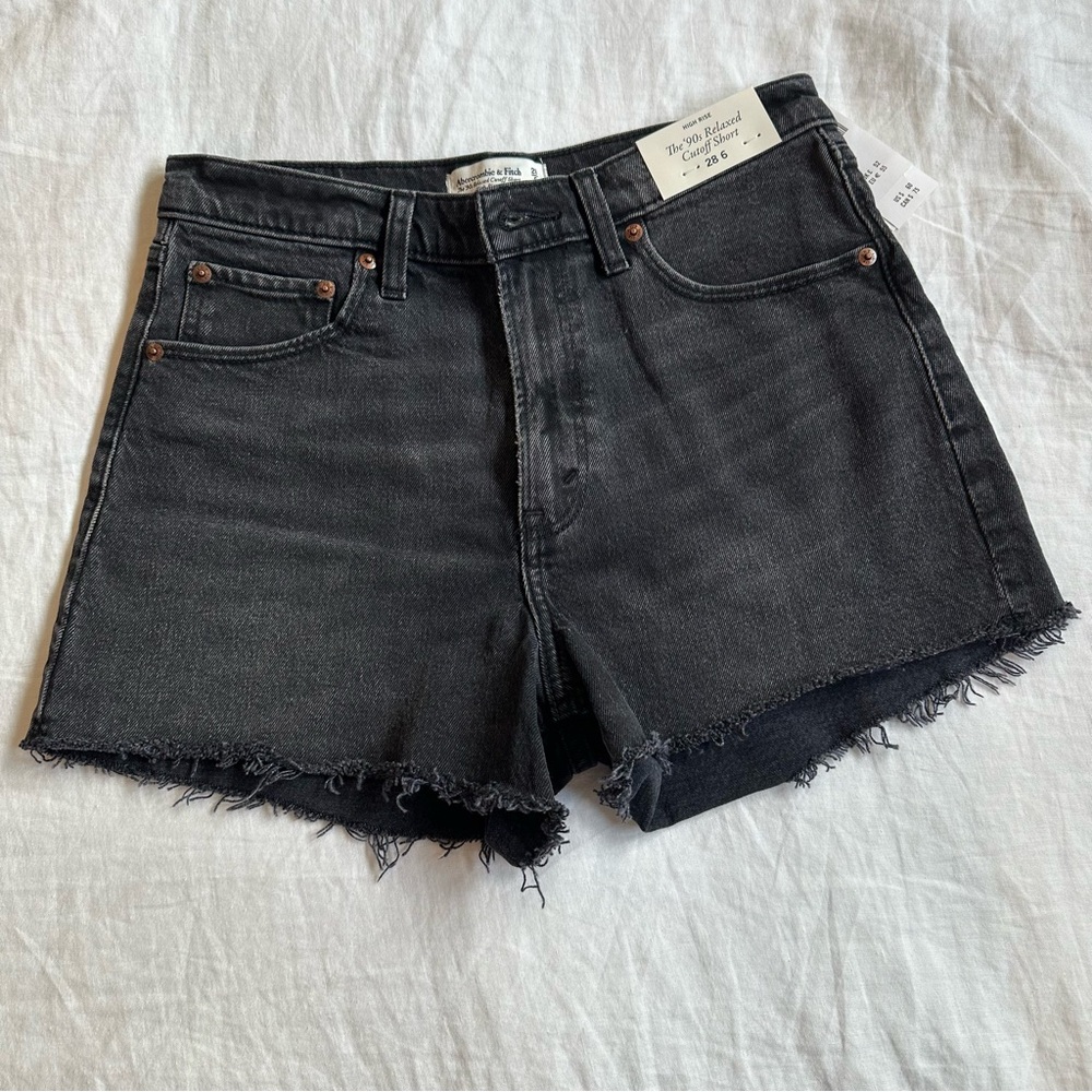 A&F 90s Relaxed Cutoff Shorts - 6